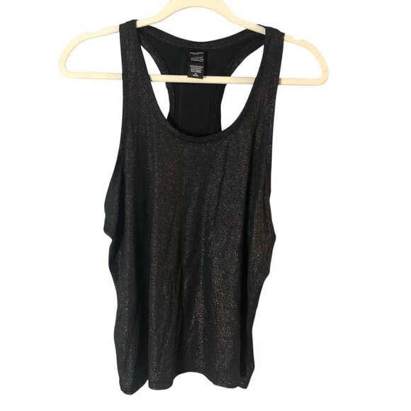 Victoria’s Secret Victoria Sport Black Copper Logo Tie Back Tank Top - Picture 2 of 8